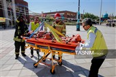 مانور ترکیبی امداد و نجات در زائرسرای رضوی