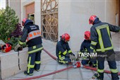 مانور ترکیبی امداد و نجات در زائرسرای رضوی