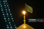 حضور پرشور زائران در حرم بانوی کرامت در شب میلاد حضرت زینب کبری (س)
