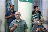 حضور پرشور زائران در حرم بانوی کرامت در شب میلاد حضرت زینب کبری (س)
