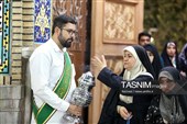 حضور پرشور زائران در حرم بانوی کرامت در شب میلاد حضرت زینب کبری (س)