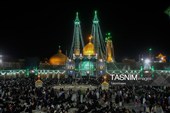 حال‌وهوای حرم بانوی کرامت در شب میلاد حضرت زینب(س)