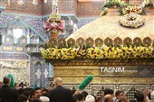 حال‌وهوای حرم بانوی کرامت در شب میلاد حضرت زینب(س)