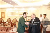 تجلیل از طلایه‌داران جهاد تبیین؛ سردار سهندی با مداحان زنجان دیدار کرد
