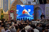 حال و هوای حرم مطهر رضوی در شب میلاد حضرت زینب سلام‌الله علیها