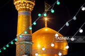 حال و هوای حرم مطهر رضوی در شب میلاد حضرت زینب سلام‌الله علیها
