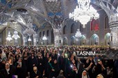 حال و هوای حرم مطهر رضوی در شب میلاد حضرت زینب سلام‌الله علیها