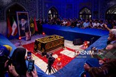 حال و هوای حرم مطهر رضوی در شب میلاد حضرت زینب سلام‌الله علیها