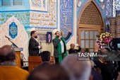 حال و هوای حرم مطهر رضوی در شب میلاد حضرت زینب سلام‌الله علیها