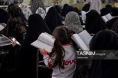 حال و هوای حرم مطهر رضوی در شب میلاد حضرت زینب سلام‌الله علیها