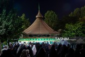 حال و هوای حرم مطهر رضوی در شب میلاد حضرت زینب سلام‌الله علیها