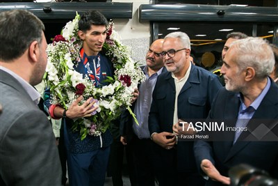 مراسم استقبال از آرین سلیمی - کرمانشاه