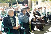 ادای احترام خادمان رضوی به ساحت فرمانده شهیدسپاه سپهبدپاکپور در خنداب