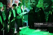ادای احترام خادمان رضوی به ساحت فرمانده شهیدسپاه سپهبدپاکپور در خنداب