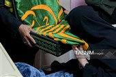 حضور خدام حرم مطهر رضوی در بیمارستان امام رضا علیه‌السلام