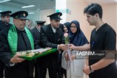 حضور خدام حرم مطهر رضوی در بیمارستان امام رضا علیه‌السلام
