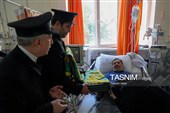 حضور خدام حرم مطهر رضوی در بیمارستان امام رضا علیه‌السلام