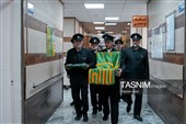 حضور خدام حرم مطهر رضوی در بیمارستان امام رضا علیه‌السلام