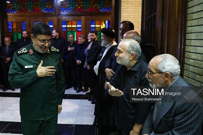 مراسم بزرگداشت اولین سالگرد درگذشت سردار افشار
