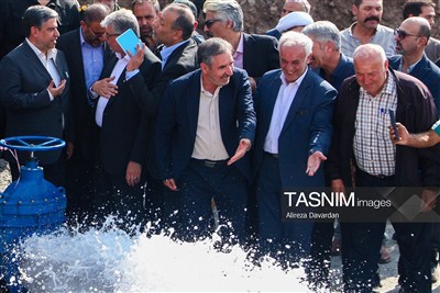 آغاز بهره برداری از خط انتقال آب سد گیوی  -  اردبیل