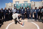 کلنگ‌زنی دبستان دخترانه 9 کلاسه «شهدای خبرنگار»  کرمان