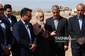 کلنگ‌زنی دبستان دخترانه 9 کلاسه «شهدای خبرنگار»  کرمان