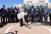 کلنگ‌زنی دبستان دخترانه 9 کلاسه «شهدای خبرنگار»  کرمان