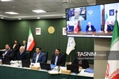سخنرانی ویدئو کنفرانسی مسعود پزشکیان در جلسه رای اعتماد مجلس به وزیر جدید دفاع