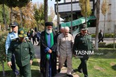 حضور مهرداد اخلاقی در ساختمان وزارت دفاع و پشتیبانی