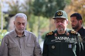 حضور مهرداد اخلاقی در ساختمان وزارت دفاع و پشتیبانی