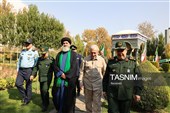حضور مهرداد اخلاقی در ساختمان وزارت دفاع و پشتیبانی