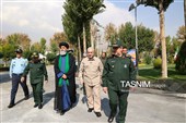 حضور مهرداد اخلاقی در ساختمان وزارت دفاع و پشتیبانی