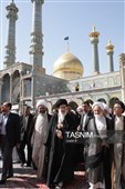 آخرین حضور رهبر شهید انقلاب در آغوش مردم قم