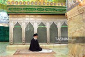 آخرین حضور رهبر شهید انقلاب در آغوش مردم قم