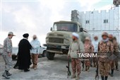 دیدار امام جمعه و فرمانده سپاه زنجان با رزمندگان زنجانی در مناطق مرزی و عملیاتی سردشت