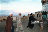 دیدار امام جمعه و فرمانده سپاه زنجان با رزمندگان زنجانی در مناطق مرزی و عملیاتی سردشت