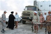 دیدار امام جمعه و فرمانده سپاه زنجان با رزمندگان زنجانی در مناطق مرزی و عملیاتی سردشت