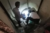 سقوط مرگبار در چاهک آسانسور ساختمان نیمه‌ساز در هشتگرد