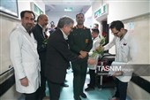 خداقوت فرمانده سپاه خراسان جنوبی به پرستاران بیمارستان امام رضا (ع) بیرجند
