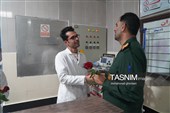 خداقوت فرمانده سپاه خراسان جنوبی به پرستاران بیمارستان امام رضا (ع) بیرجند