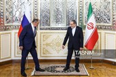 دیدار سیدعباس عراقچی وزیر امور خارجه با سرگئی لاوروف وزیر امور خارجه روسیه