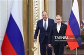 سیدعباس عراقچی وزیر امور خارجه با سرگئی لاوروف وزیر امور خارجه روسیه