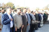 گلباران قبور مطهر شهدا در روز نخست هفته اراک