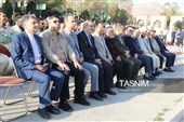 گلباران قبور مطهر شهدا در روز نخست هفته اراک
