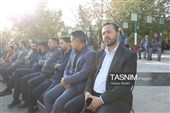 گلباران قبور مطهر شهدا در روز نخست هفته اراک