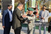 گلباران قبور مطهر شهدا در روز نخست هفته اراک