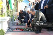 گلباران قبور مطهر شهدا در روز نخست هفته اراک