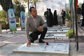 گلباران قبور مطهر شهدا در روز نخست هفته اراک