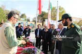 گلباران قبور مطهر شهدا در روز نخست هفته اراک