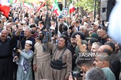 سنندج؛ میدان شکوه و اقتدار «جان‌فدا» | خروش یک ملت برای ایران
